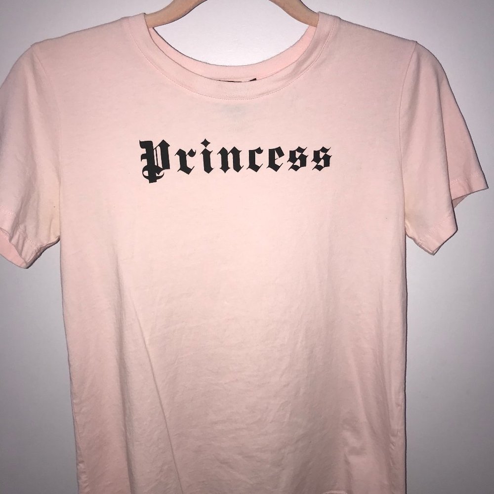 Pink "Princess" Short Sleeve Top